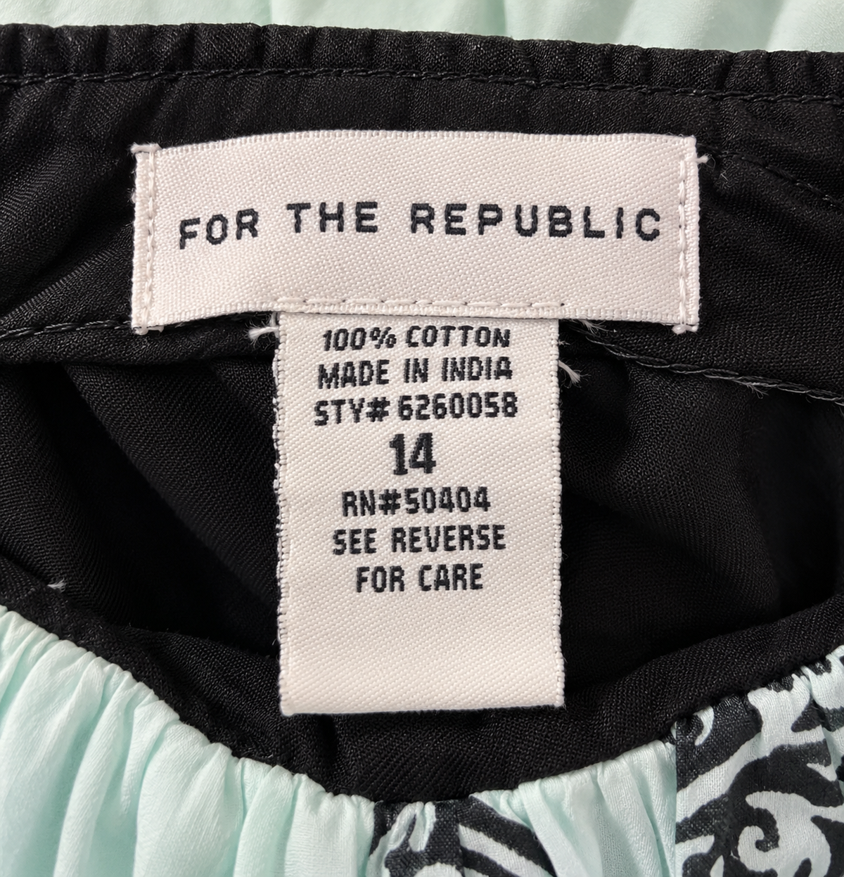 For The Republic Women's Cotton Maxi Skirt Size 14 Mint Green