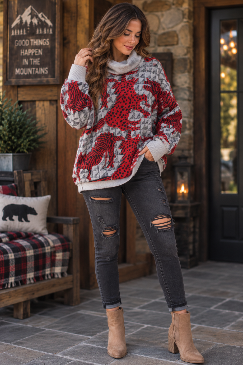 Vintage Chacok Turtleneck Sweater