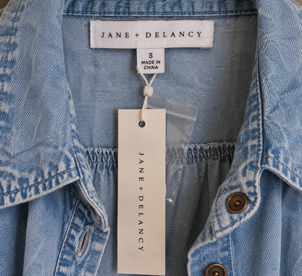 Jane + Delancey Chambray Button-Up Shirt