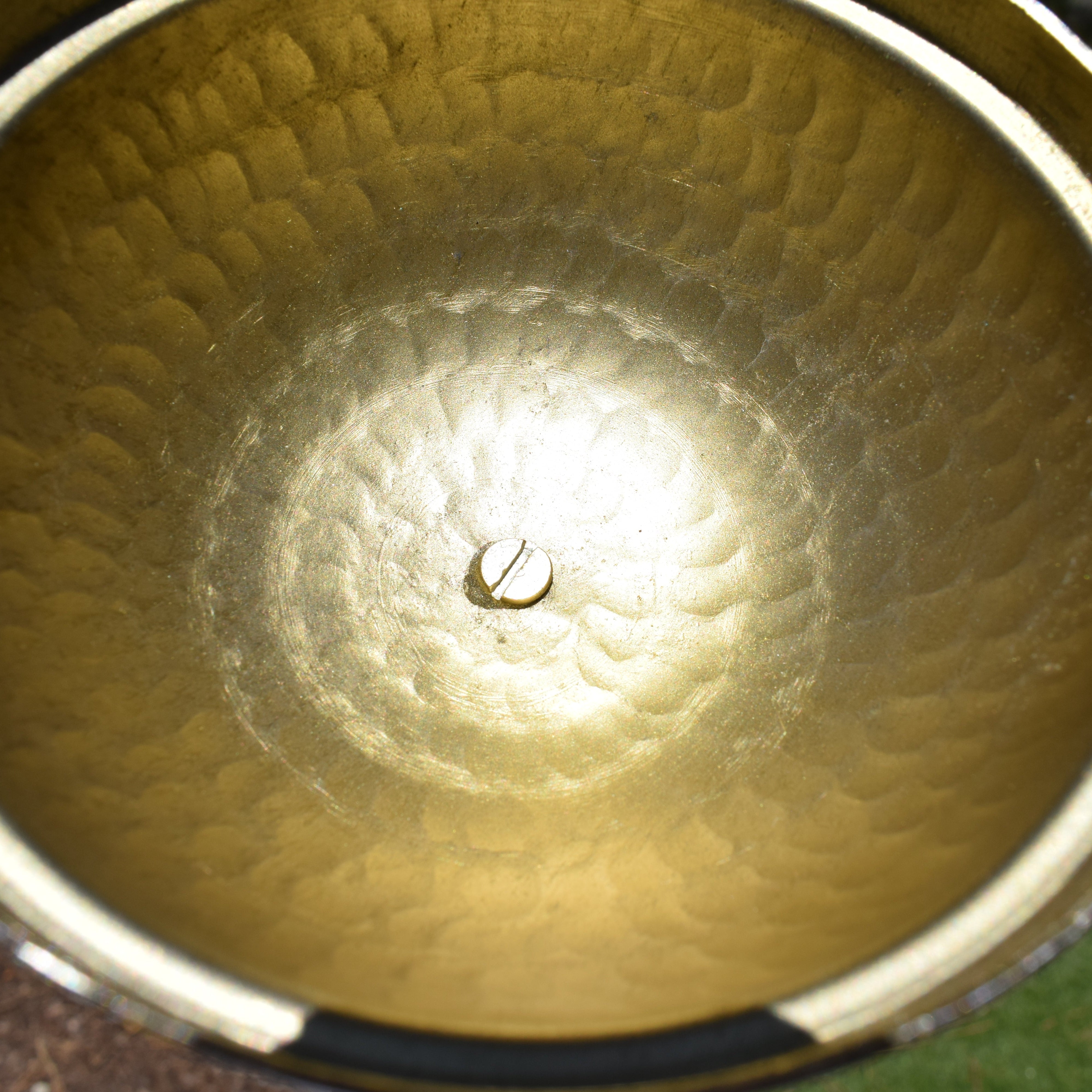 Handcrafted in India Brass Gold Colored Vase