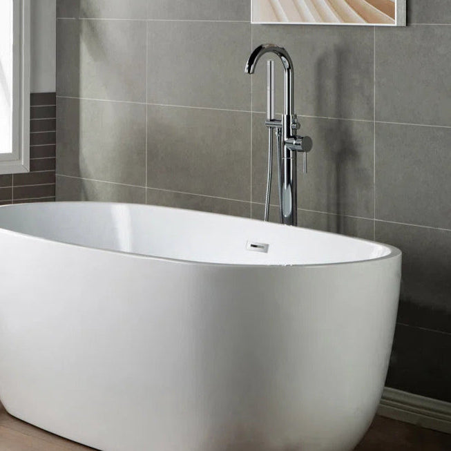 Wood Bridge Mammoth Freestanding Tub Faucet Single-Handle with Hand Shower