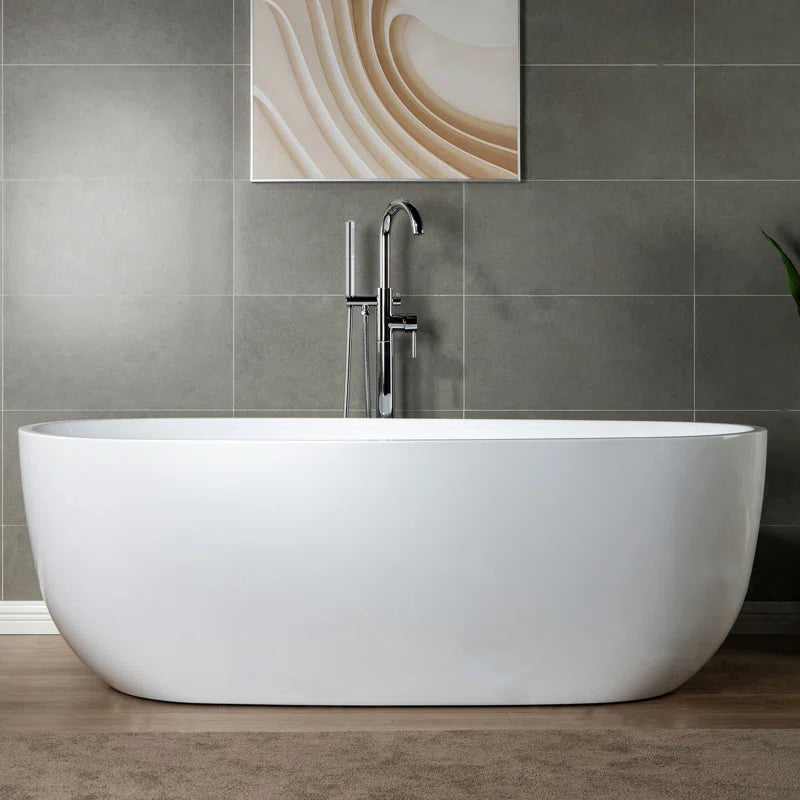 Wood Bridge Mammoth Freestanding Tub Faucet Single-Handle with Hand Shower