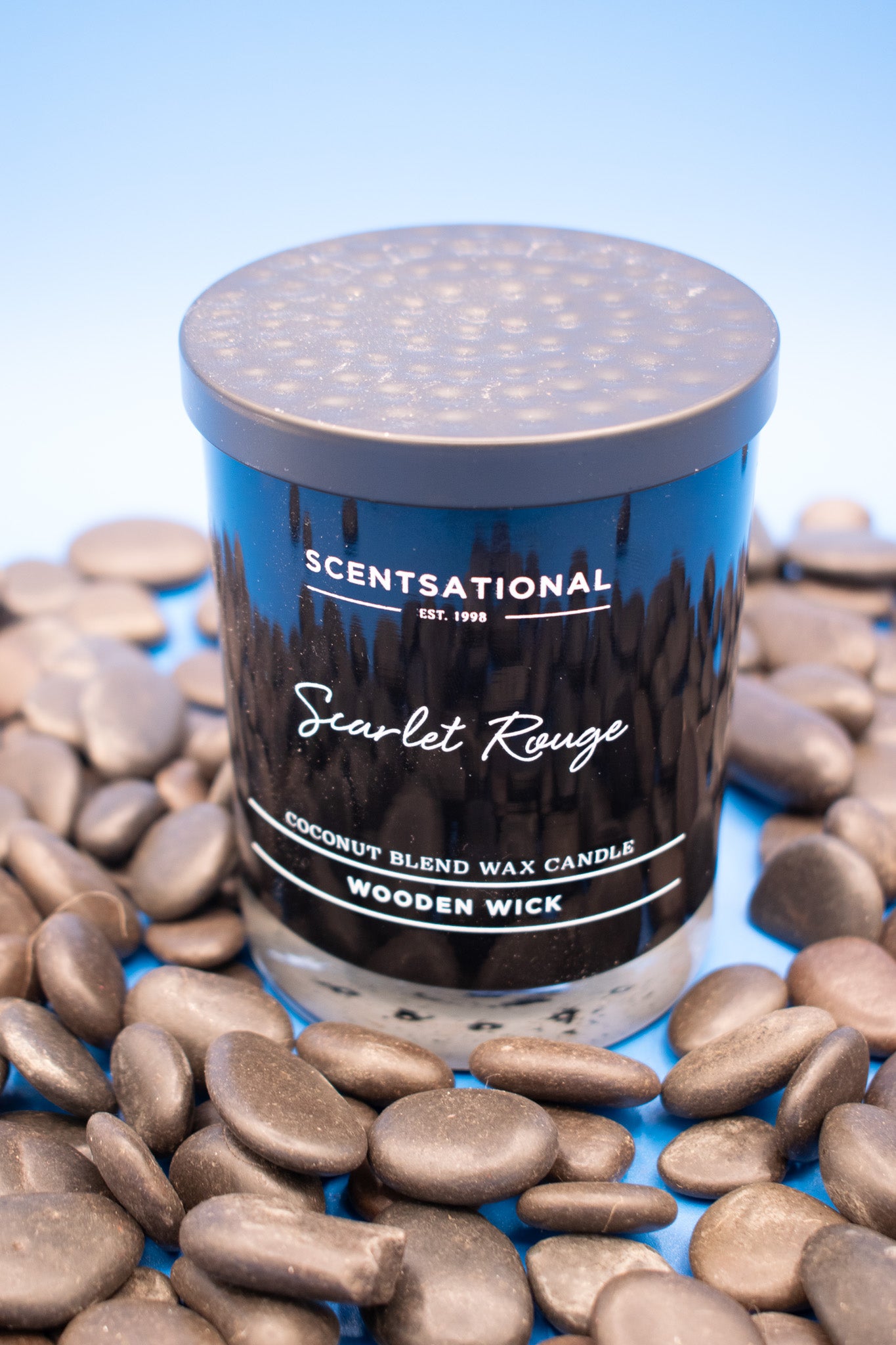 Scarlet Rouge Coconut Blend Wax & Wooden Wick Candle