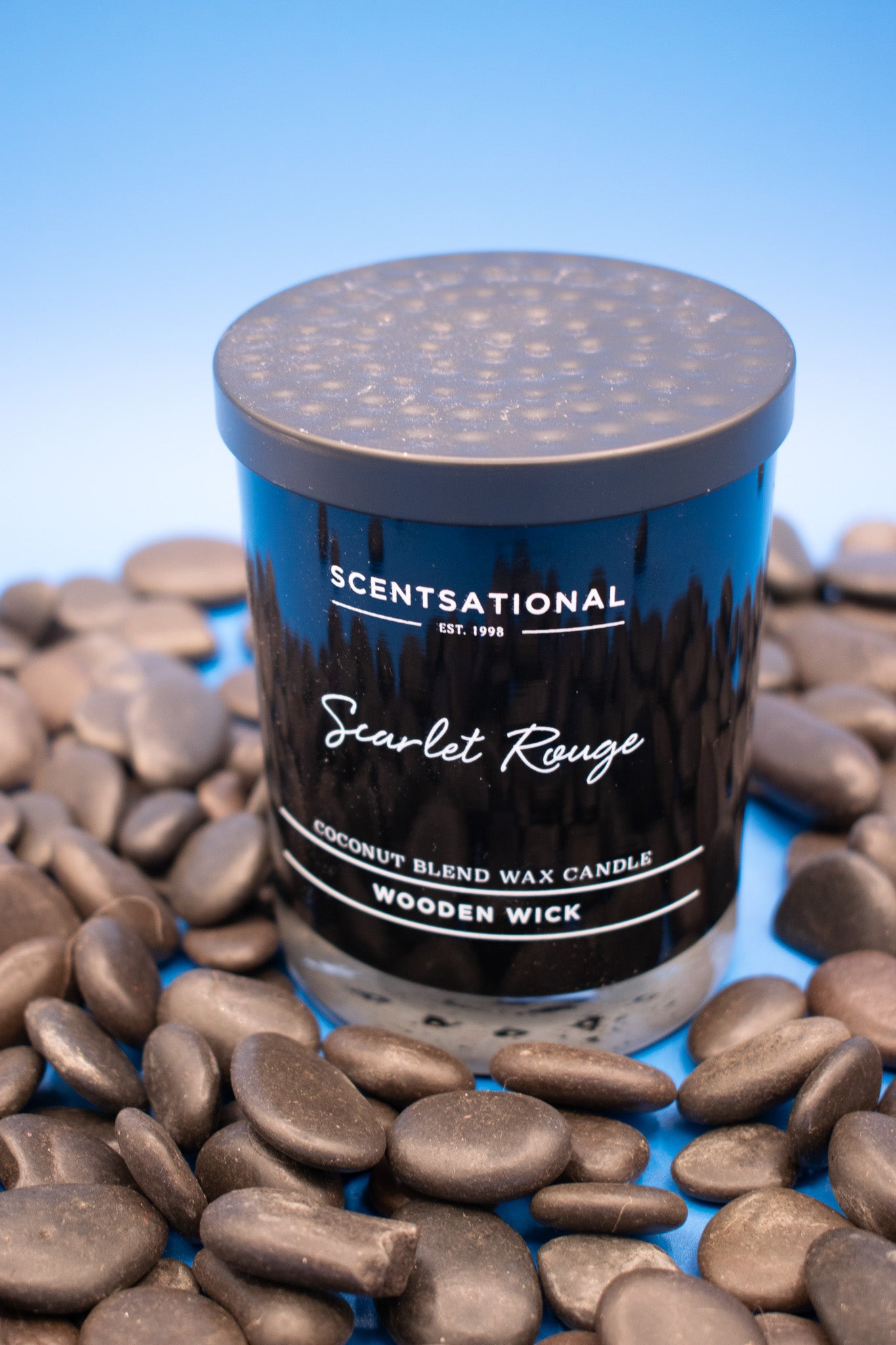 Scarlet Rouge Coconut Blend Wax & Wooden Wick Candle
