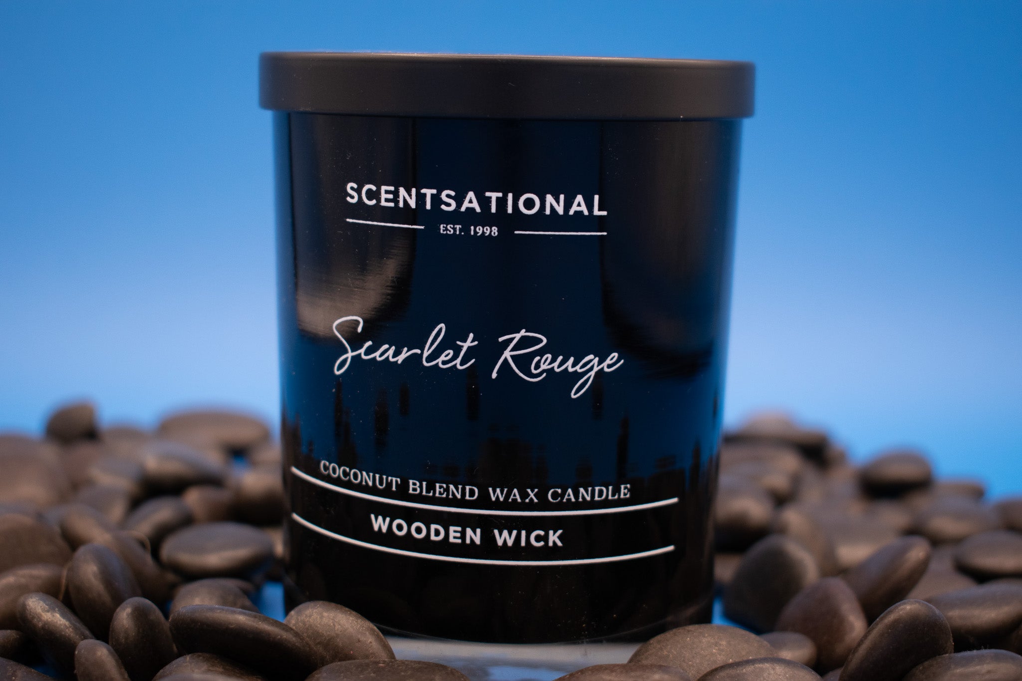 Scarlet Rouge Coconut Blend Wax & Wooden Wick Candle