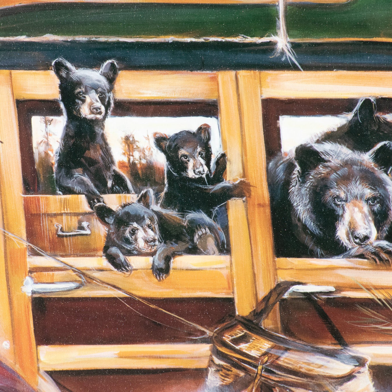  "Heading Home " Canvas Transfer By Marilynn Dwyer Mason