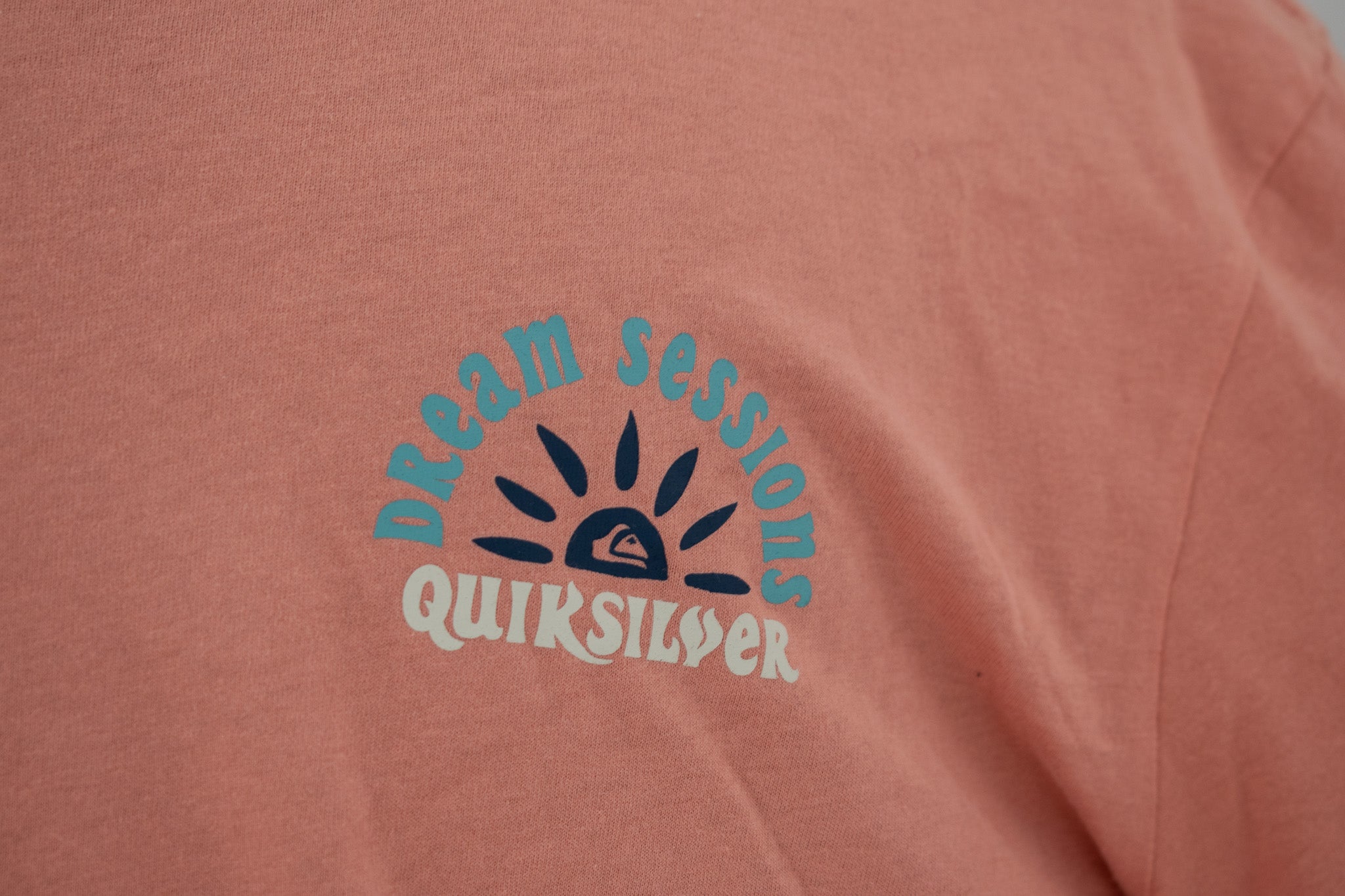 Quiksilver Bubble Gum Pink colored T-shirt