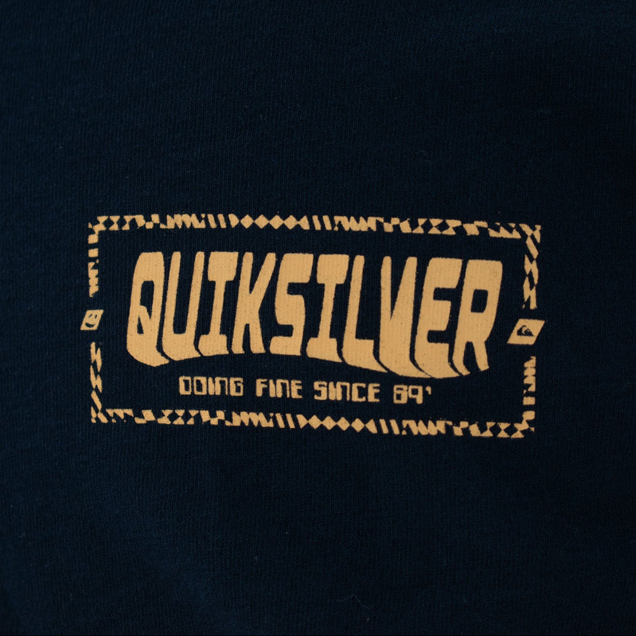 Quiksilver Navy Blue Graphic T-shirt