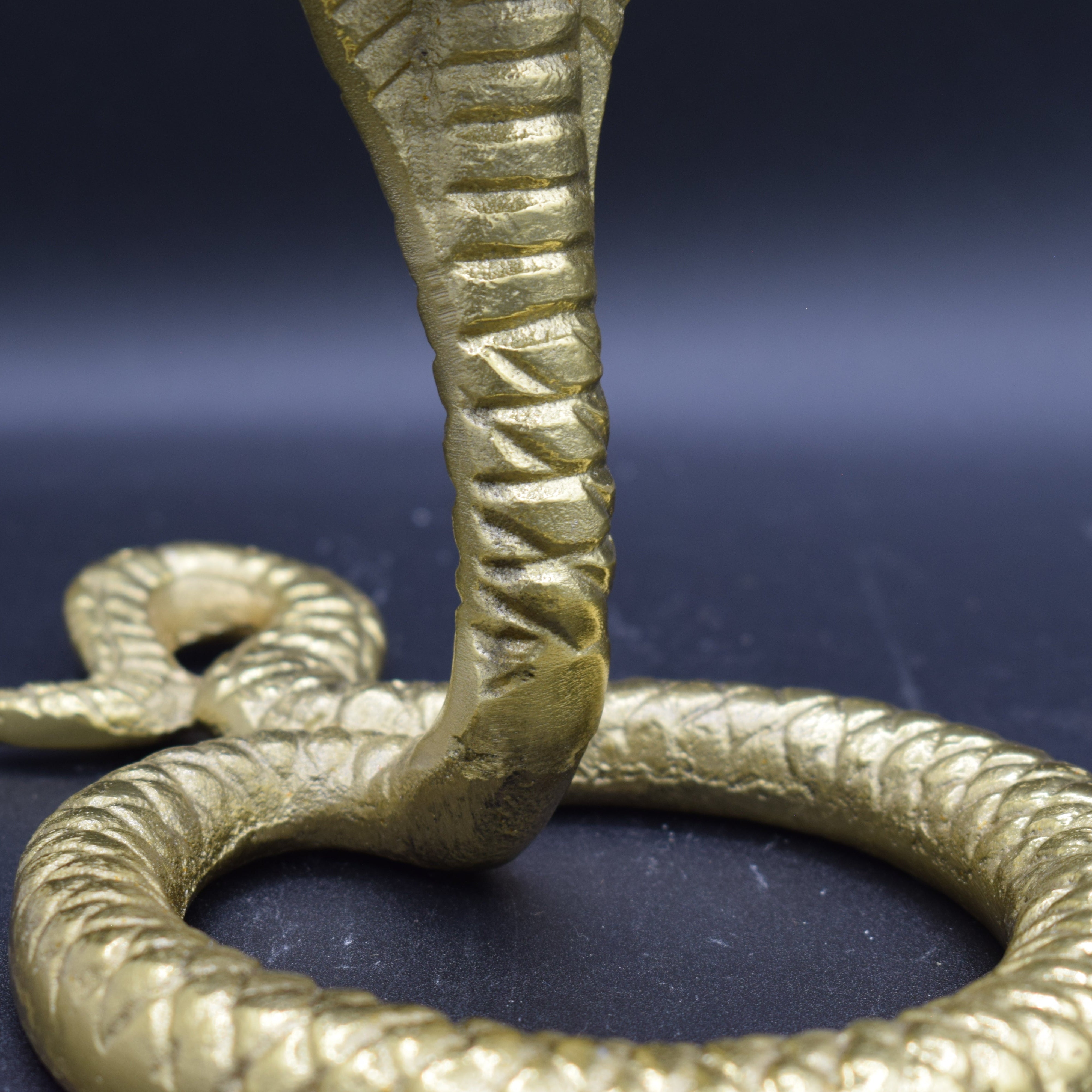 Gold Snake Decoration Sculpture For Kitchen or Home