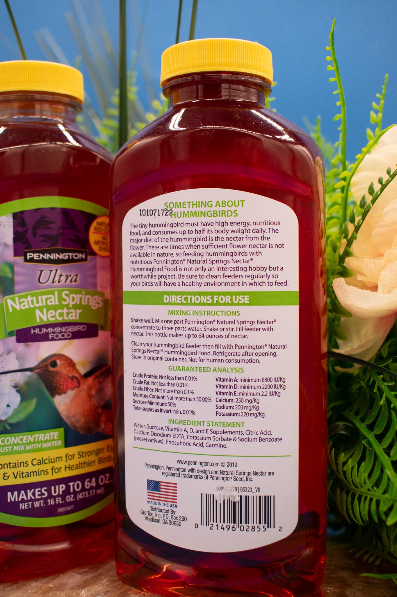 Pennington Ultra Natural Springs Nectar Hummingbird Food Concentrate
