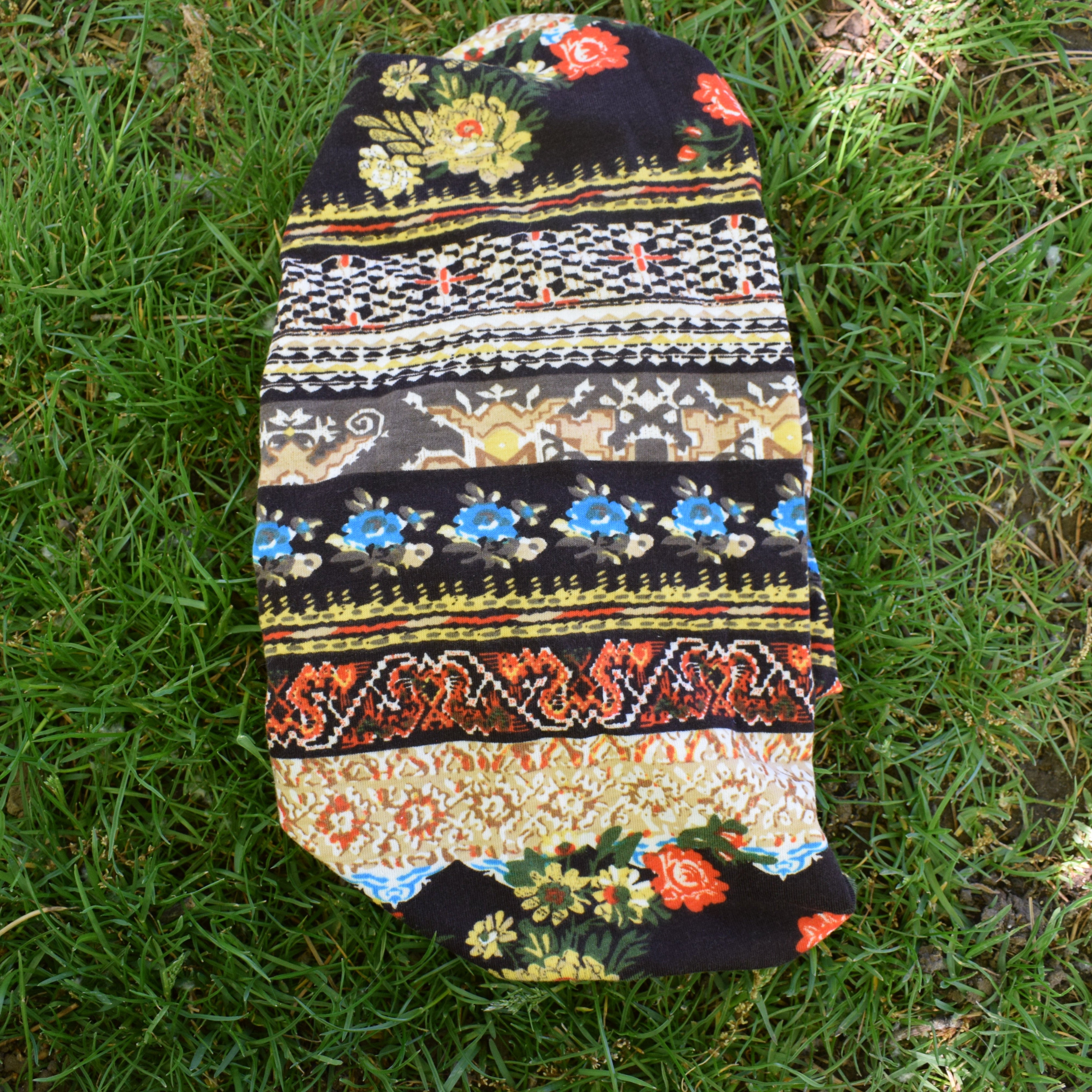 Soft Bohemian Print Head band/ Wrap