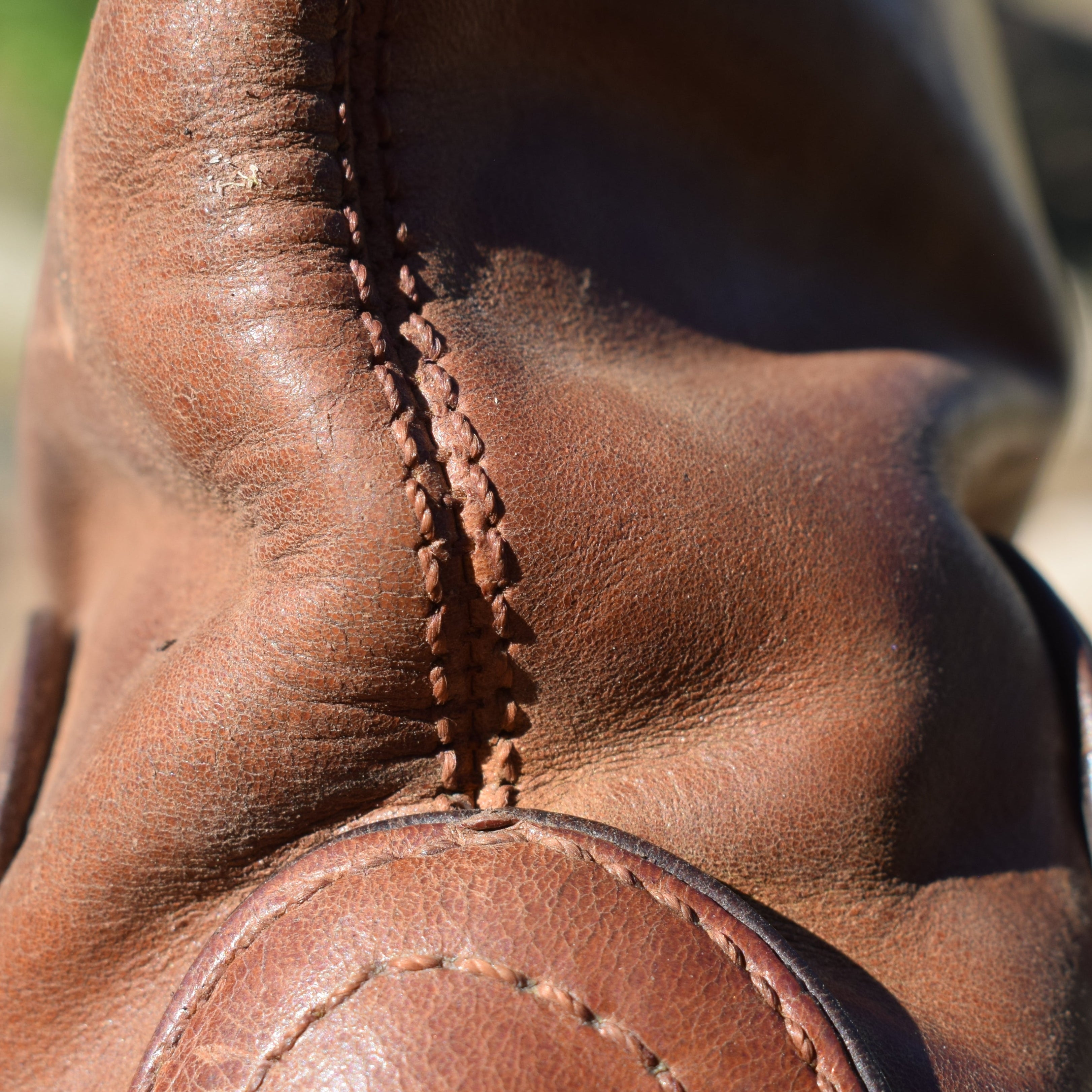 Women's Brown Leather Heart Cowgirl Boots