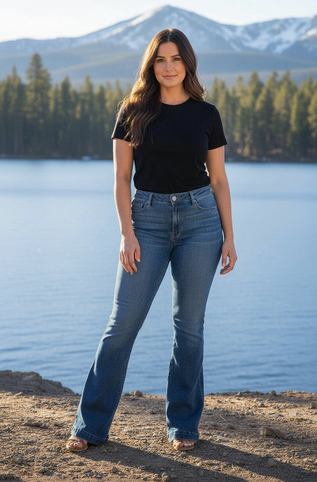 J Brand Big Bell Bottom Jeans Womens Size 31