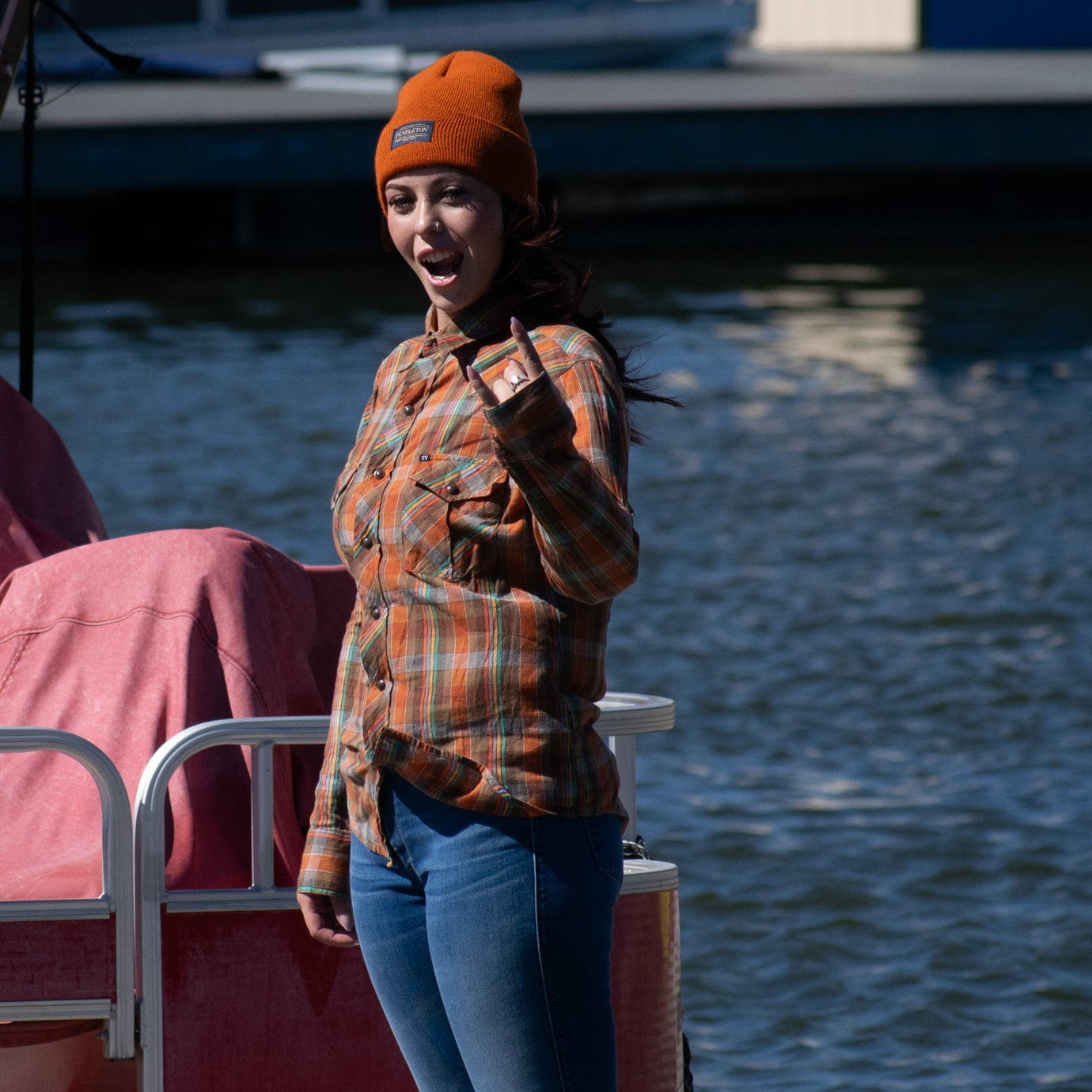 Wester Long Sleeve Flannel – Size Small.