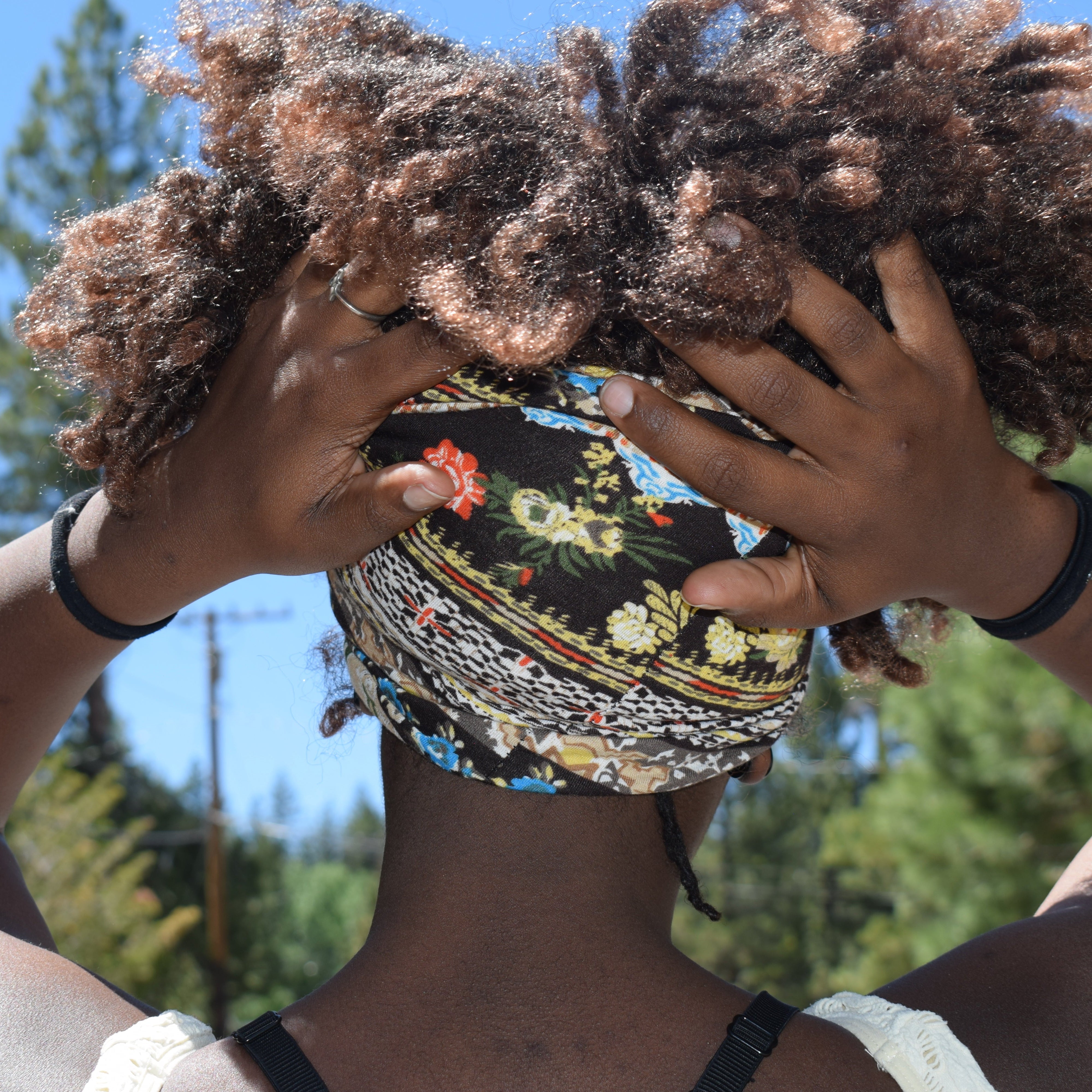 Soft Bohemian Print Head band/ Wrap