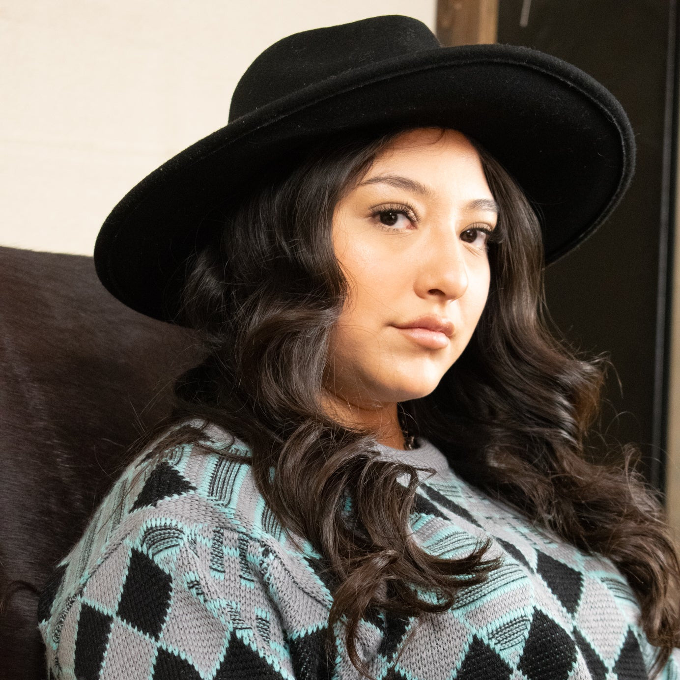 House Of Harlow 100% Wool Cowboy Hat