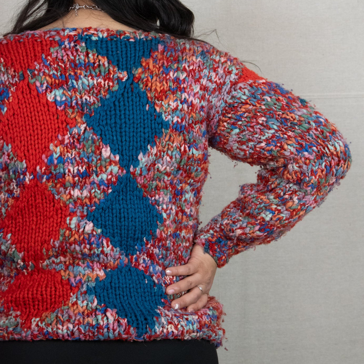 Handmade Chunky Knitted Cardigan Sweater