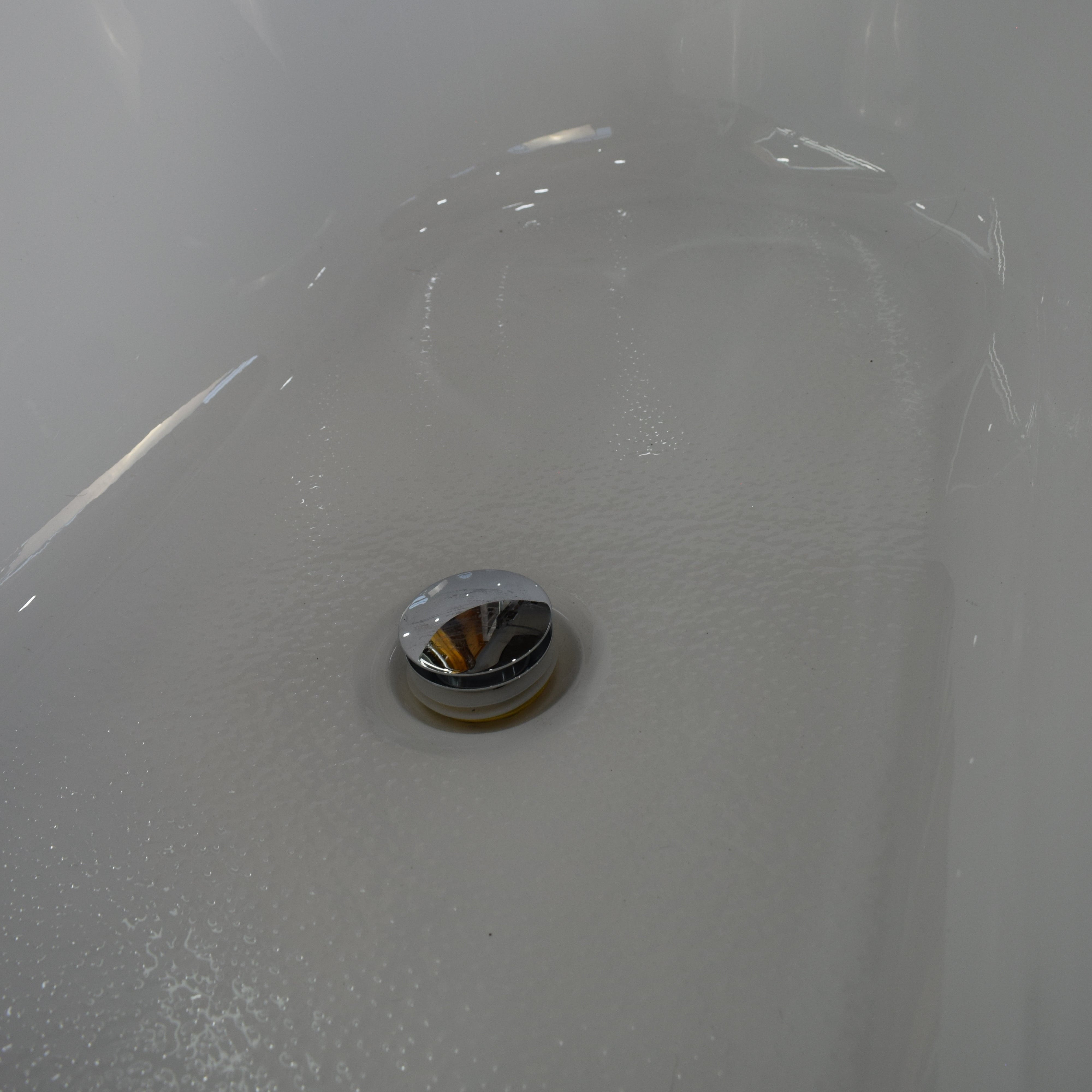 Vanity Art Domme 54" Acrylic Flatbottom Freestanding Non-Slip Bathtub