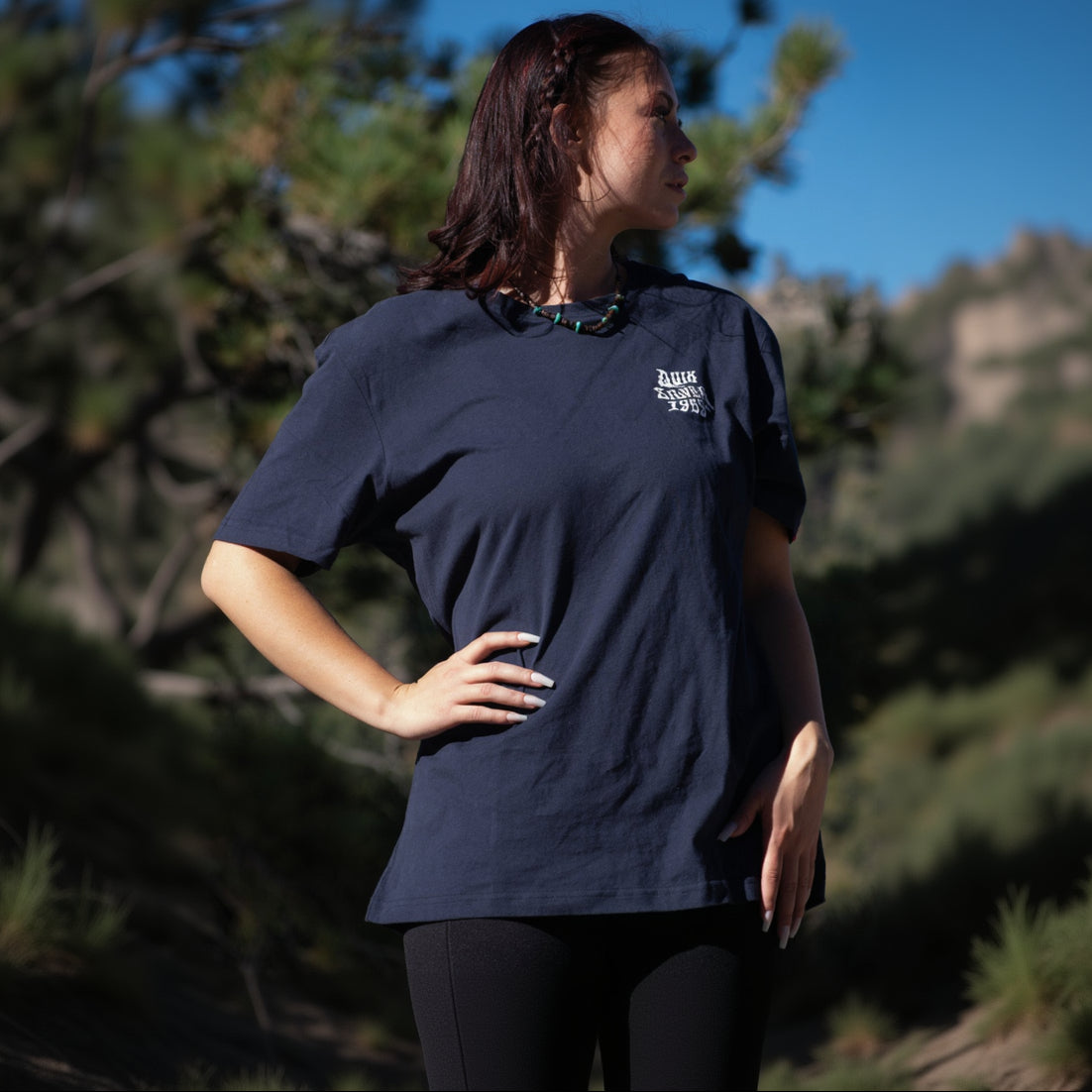 QUIKSILVER Rock Mode Graphic Tee Color:Navy