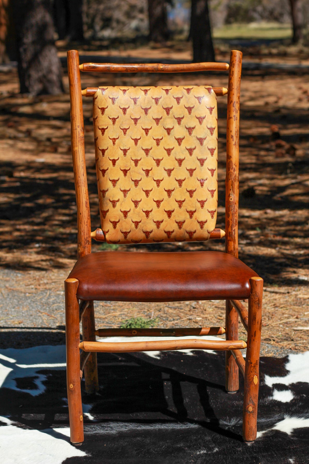 Genuine Old Hickory Custom-Upholstered Chair