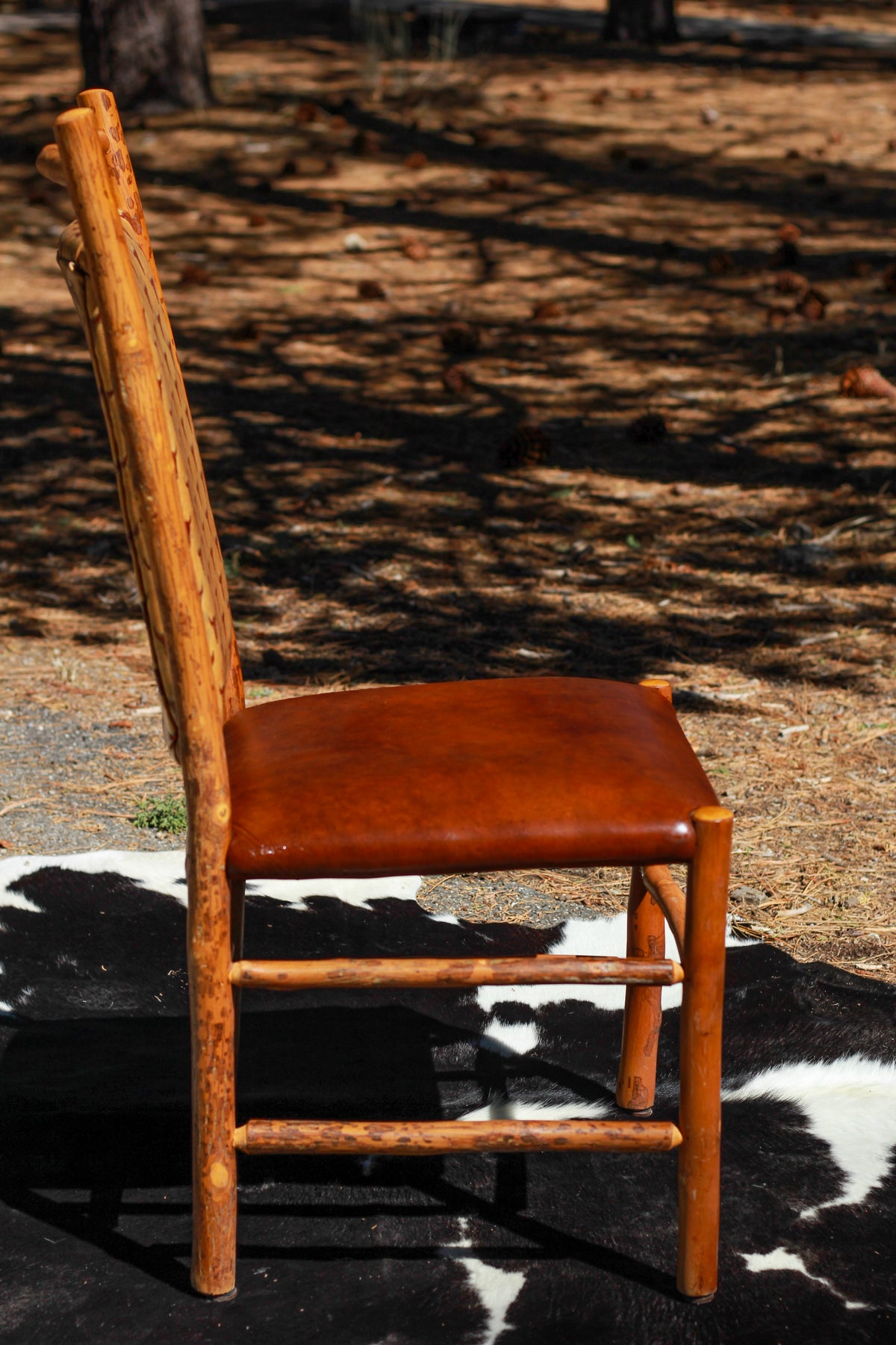 Genuine Old Hickory Custom-Upholstered Chair