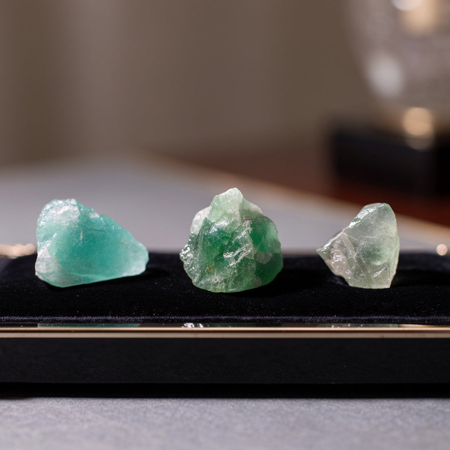 Raw Green Fluorite Crystal