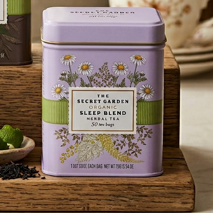 The Secret Garden Herbal Tea Tins