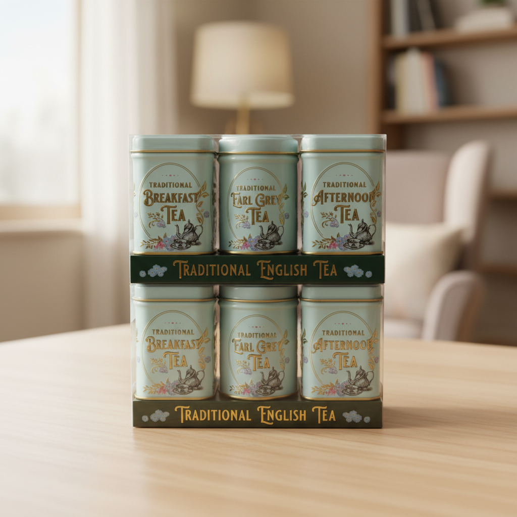 Traditional English Tea Set- Breakfast tea- Afternoon tea- Earl Grey tea,