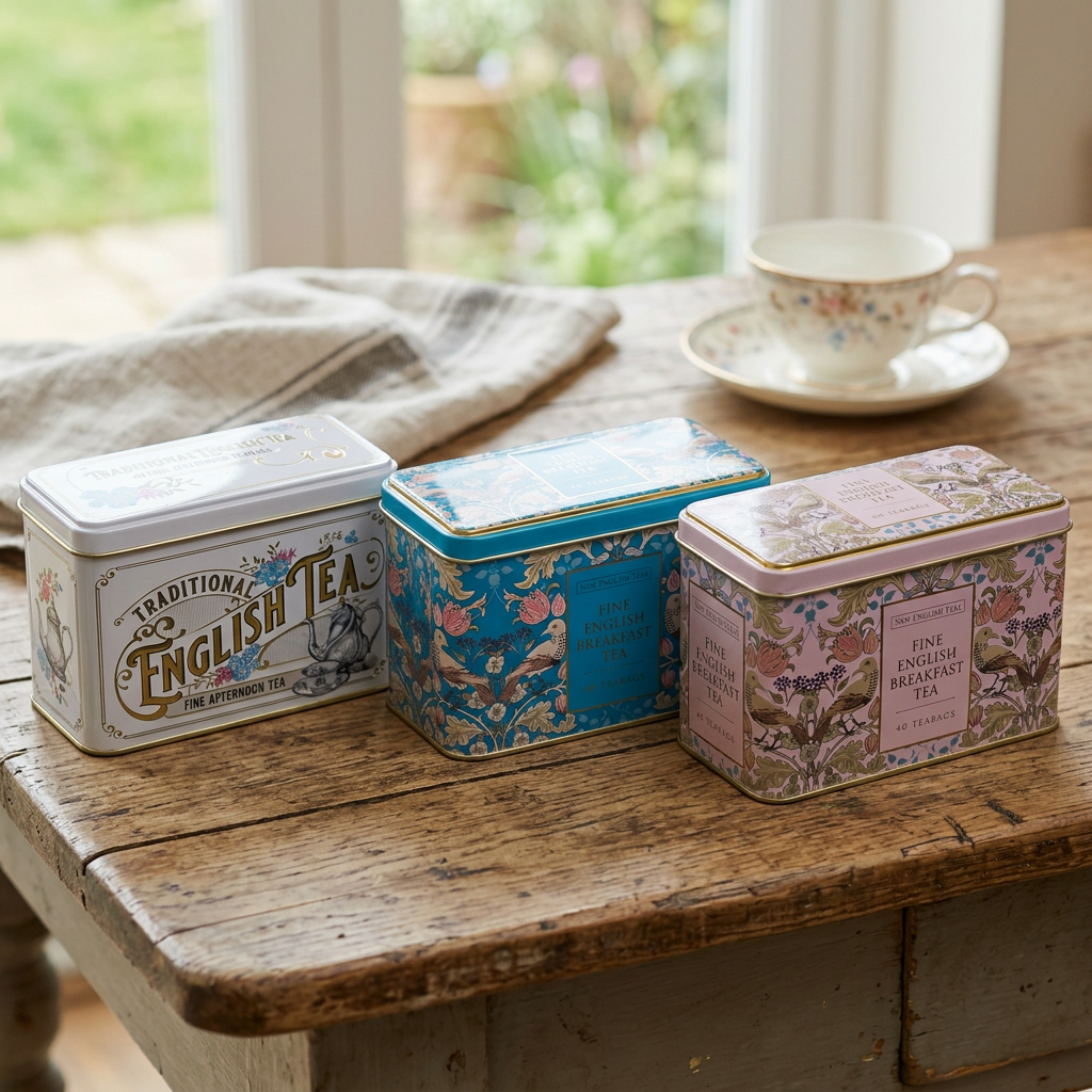New English Tea Tins