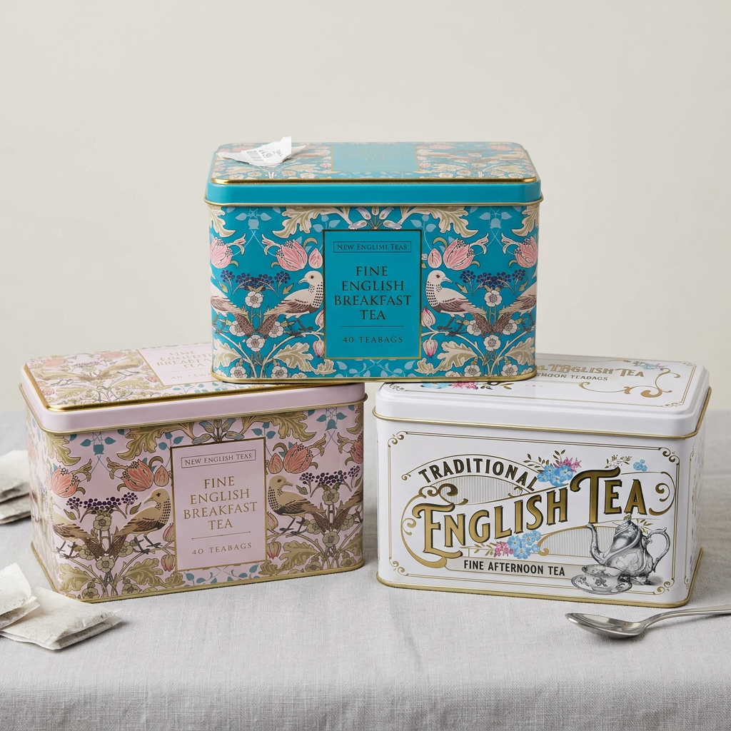 New English Tea Tins