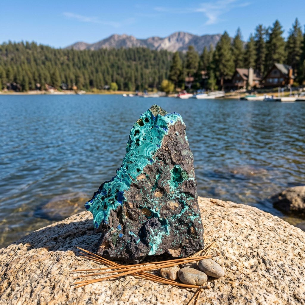 Unique Malachite Azurite Crystal