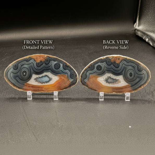 Brazilian Banded Agate Slice