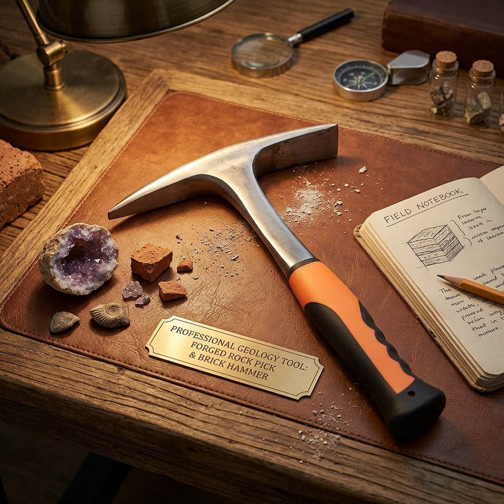 Rock Pick Forged Brick Hammer