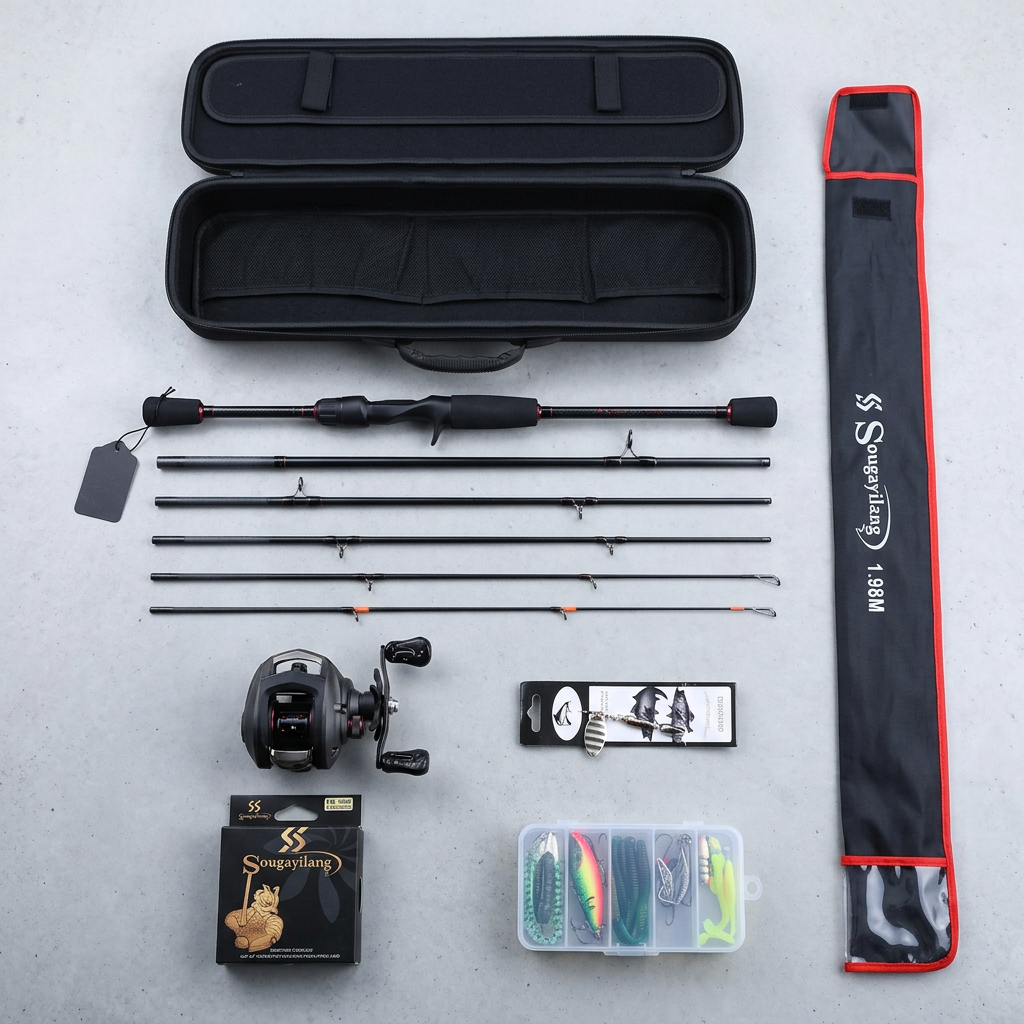 Sougayilang Fishing Rod Set