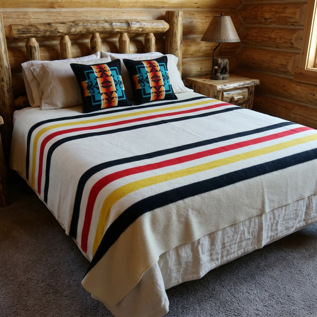 Pendleton Glacier Park Virgin Wool Blanket 