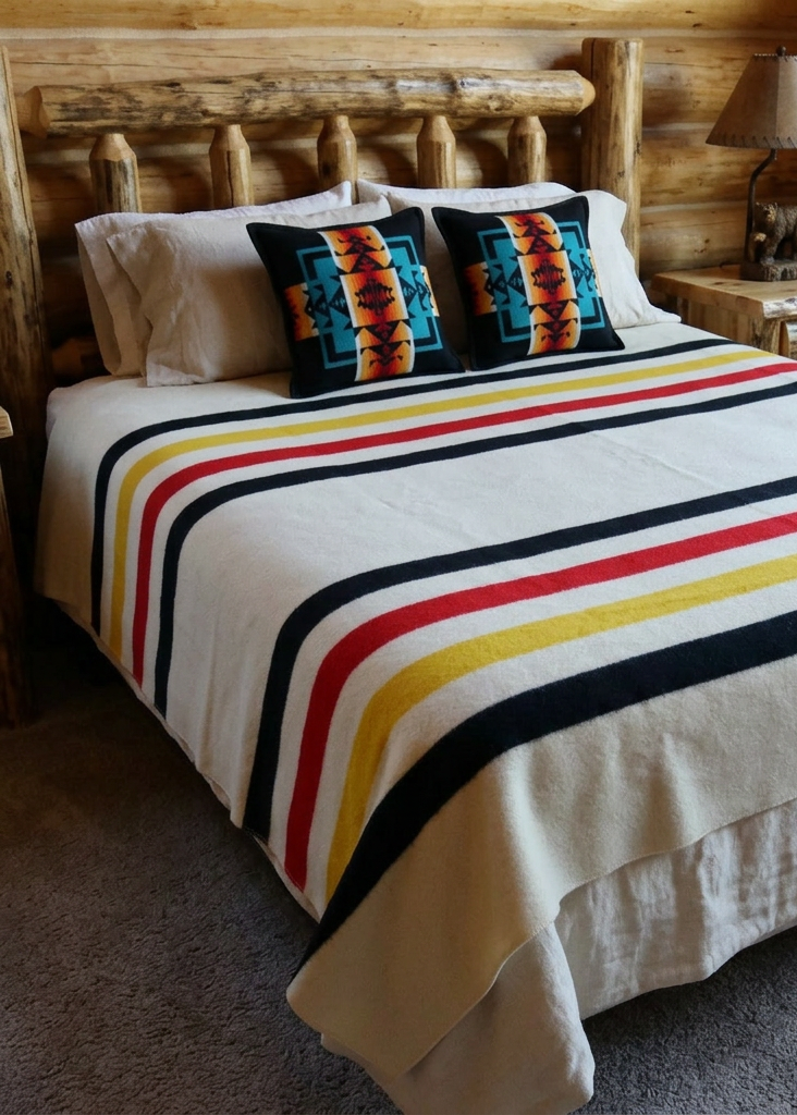Pendleton Glacier Park Virgin Wool Blanket 