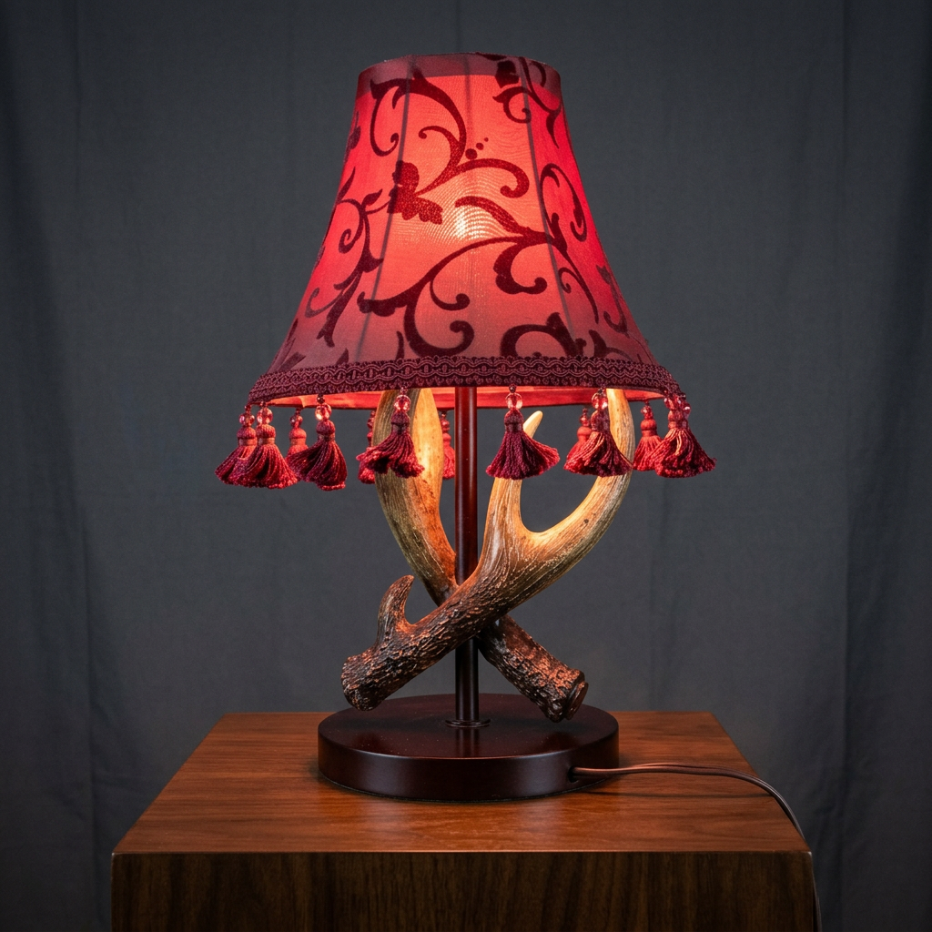 Rustic Decrotive Antler Lamp- shade not included
