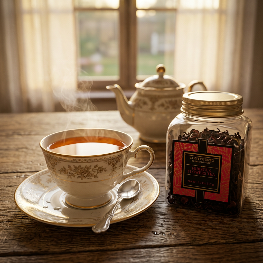 Hibiscus Flowers Tea