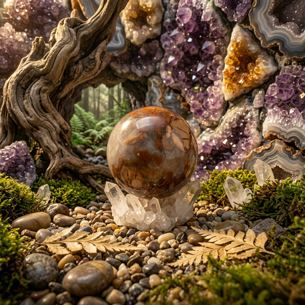 Mini Brecciated Jasper Sphere
