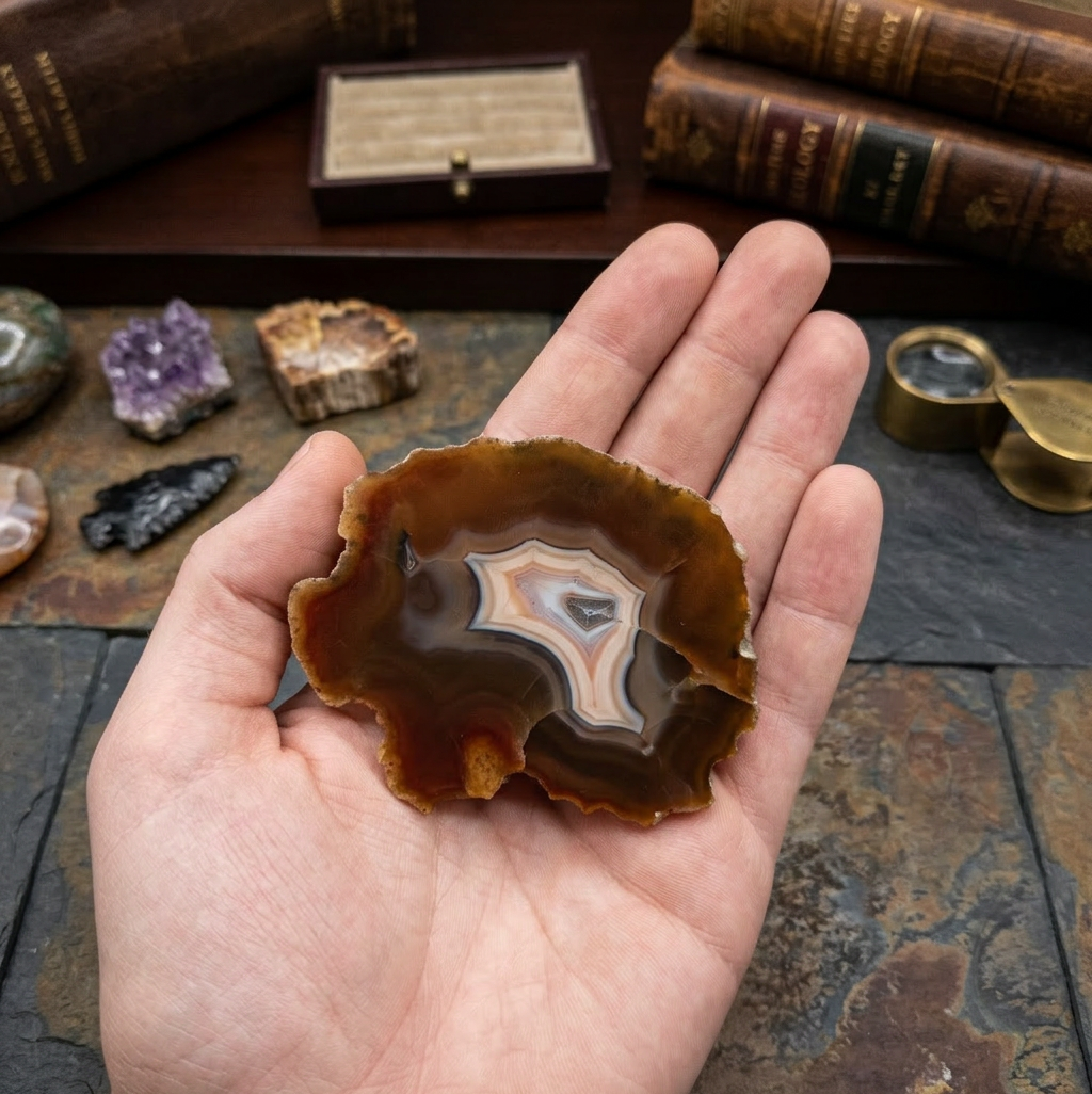 Polished Laguna Agate Stone from Mexico