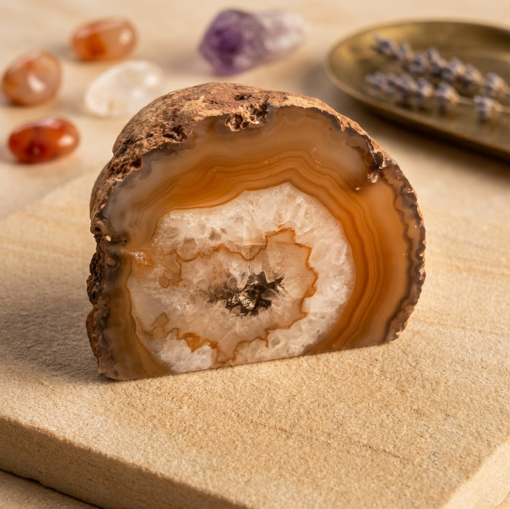 Amazing Polished Agate Stone Paperweight