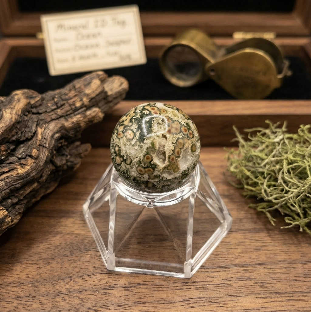 Kambaba Jasper Crystal Sphere