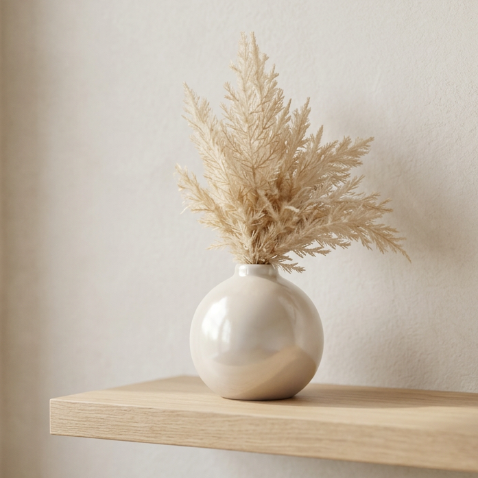 Cupcakes and Cashmere at Home - Iridescent Vase with Fake Flowers