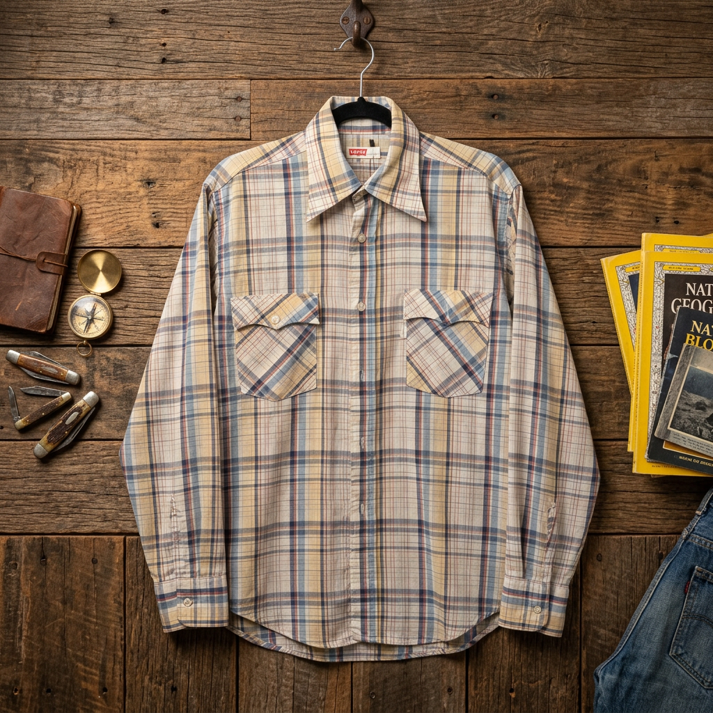 Levi's Long Sleeve Plaid Flannel – Size Large