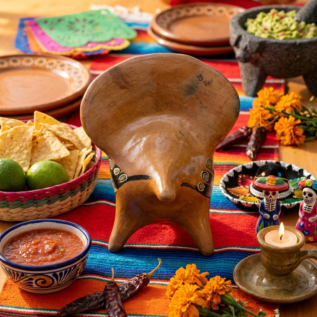 Tonala Terracotta Hand Painted Turkey
