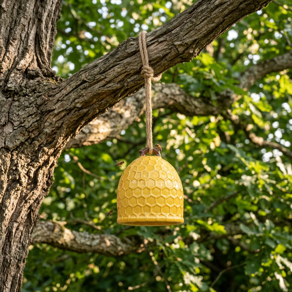 Decorative Honeycomb Beehive Birdhouse