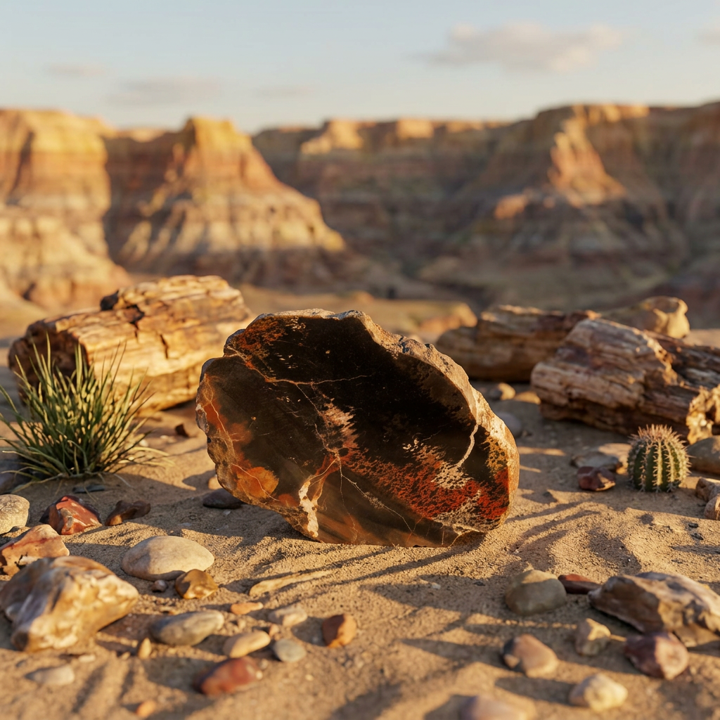 Natural Petrified Wood Fossil