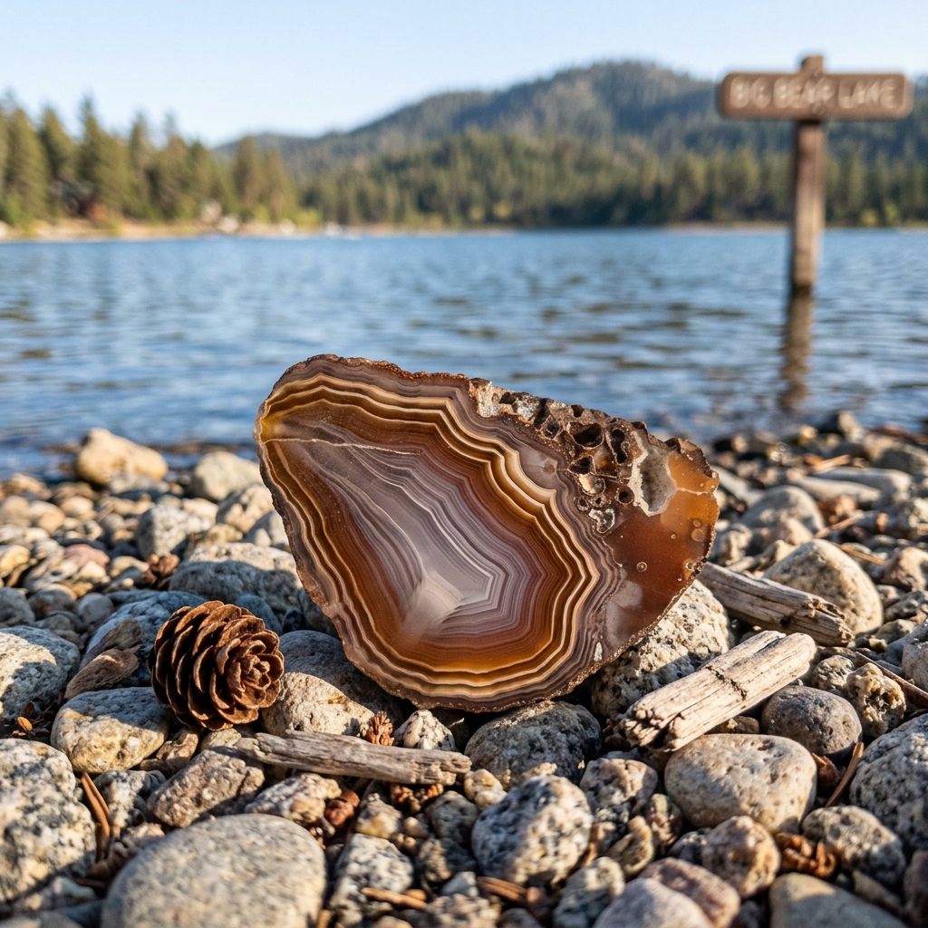 Banded Chalcedony Quartz Agate Geode