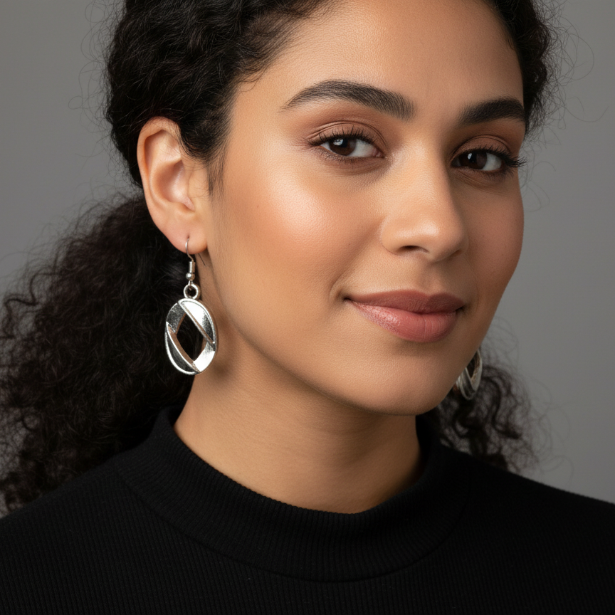 Paparazzi Silver-toned Dangle Earrings