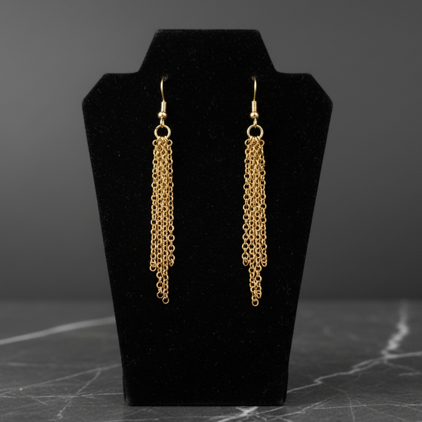 Paparazzi Gold Chain Dangle Earrings